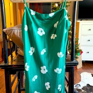 Princess Polly Green Dress Size 6